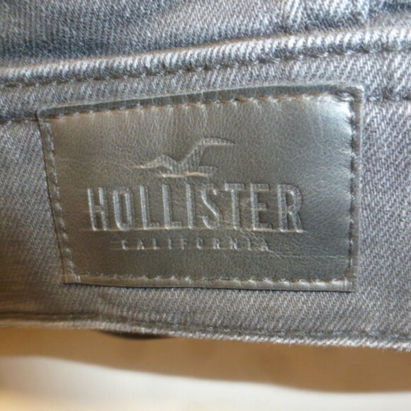 Hollister Men's Black Camo Hooded Denim Jacket - XL - Picture 6 of 12